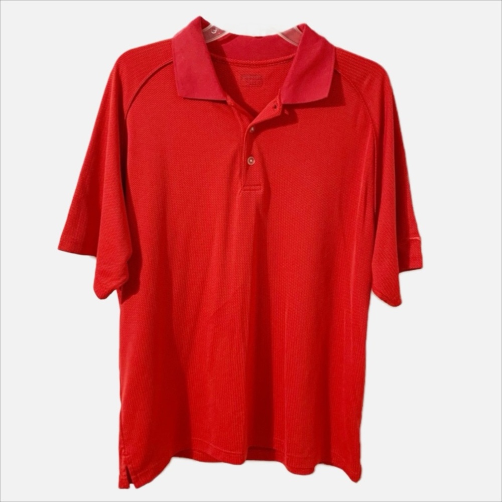 Slazenger Collared Polo Technical Fabric Short Sleeve Golf Shirt Side Vents ⛳️🏌️